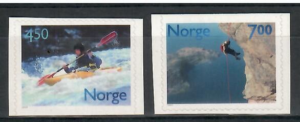 Znaczek Norwegia 2001 Mi 1383-1384 Czyste **