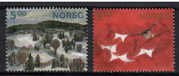 Znaczek Norwegia 2003 Mi 1486-1487 Czyste **