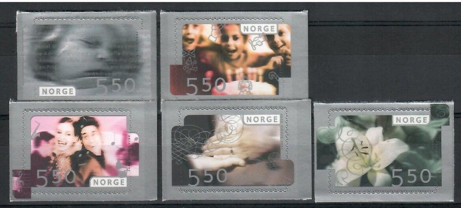 Znaczek Norwegia 2003 Mi 1474-1478 Czyste **