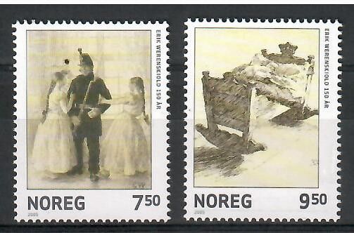 Znaczek Norwegia 2005 Mi 1520-1521 Czyste **
