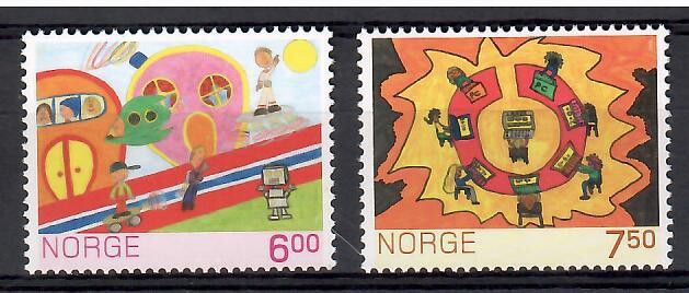 Znaczek Norwegia 2005 Mi 1527-1528 Czyste **