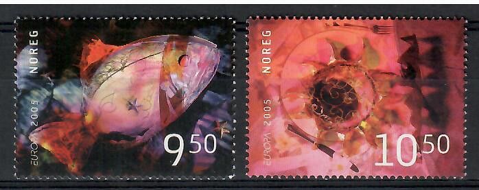 Znaczek Norwegia 2005 Mi 1548-1549 Czyste **
