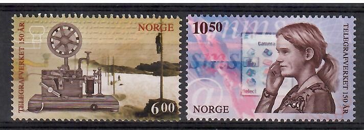 Znaczek Norwegia 2005 Mi 1550-1551 Czyste **