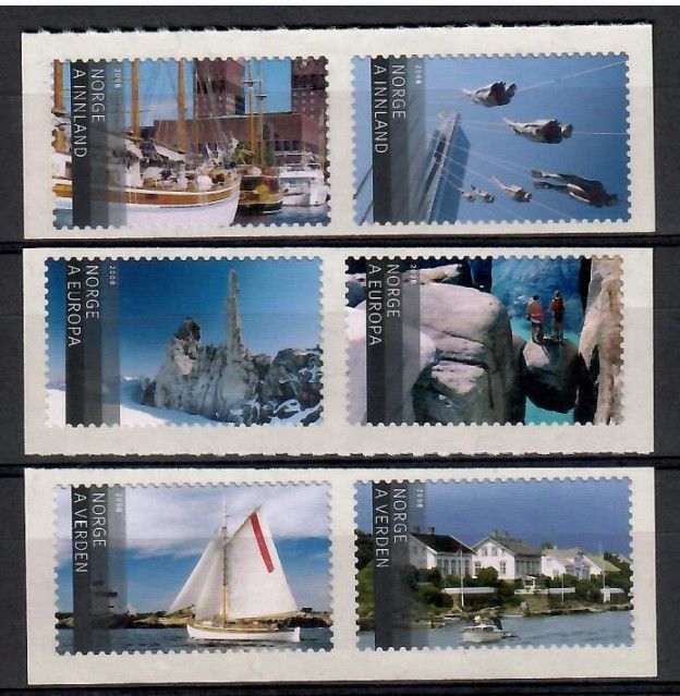 Znaczek Norwegia 2008 Mi 1649-1654 Czyste **
