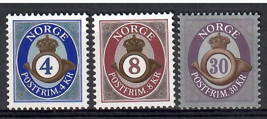 Znaczek Norwegia 2010 Mi 1740-1742 Czyste **