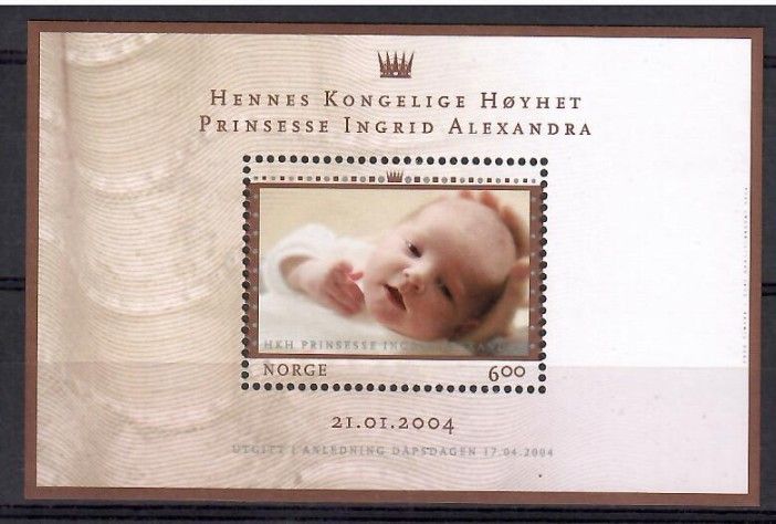 Znaczek Norwegia 2004 Mi bl 27 Czyste **