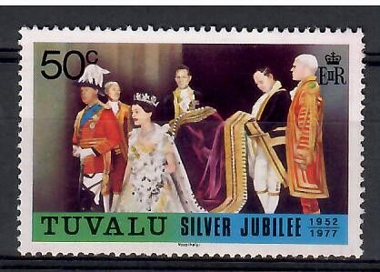 Znaczek Tuvalu 1977 Mi 45 Czyste **