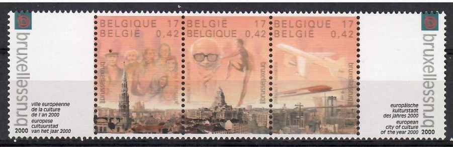 Znaczek Belgia 2000 Mi 2935-2937 Czyste **