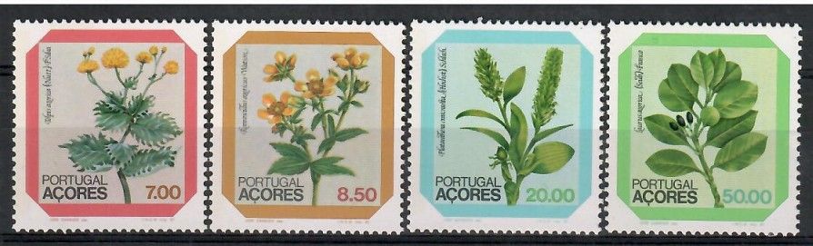 Znaczek Azory 1981 Mi 345-348 Czyste **