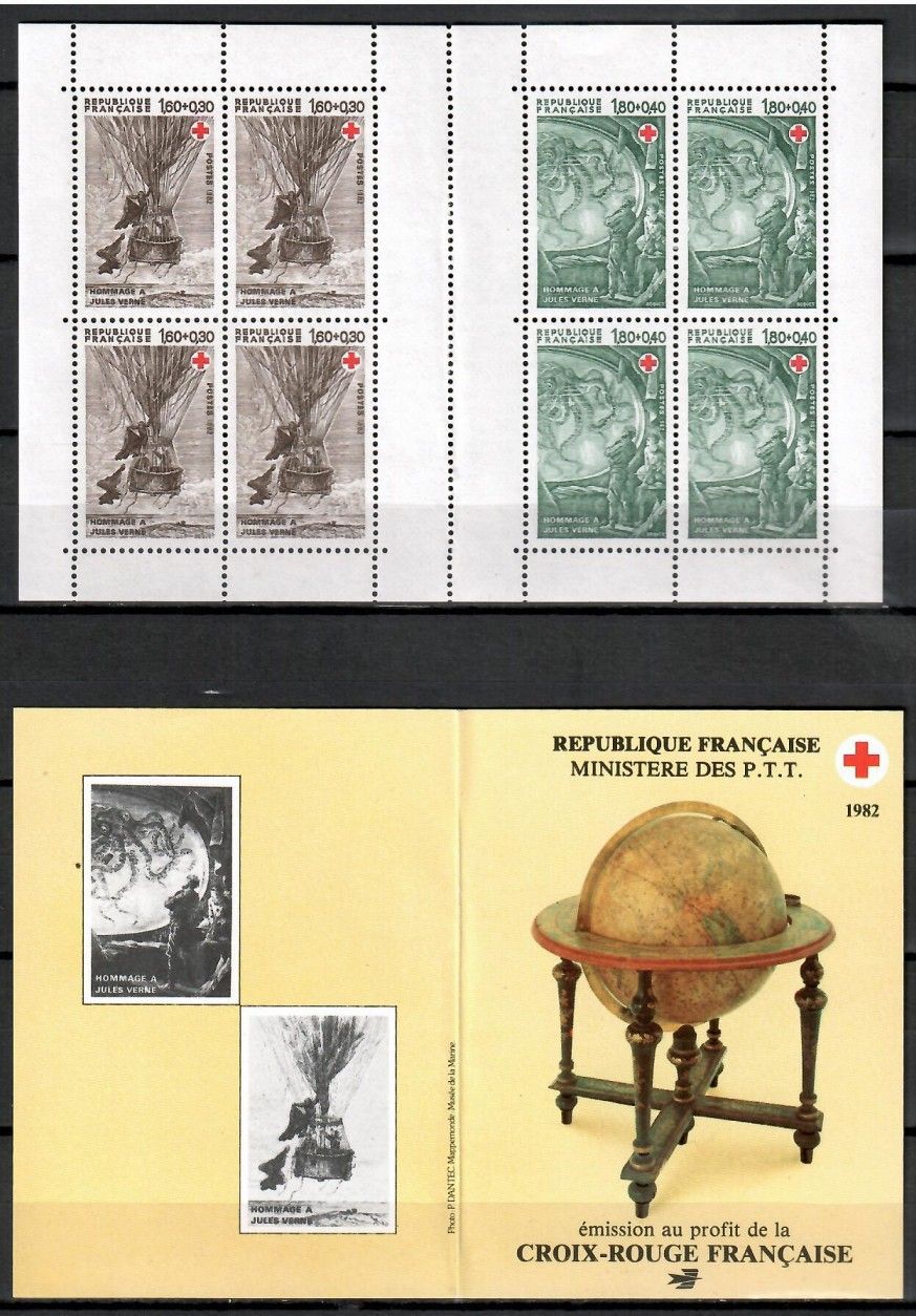 Znaczek Francja 1982 Mi mh 2367-2368 Czyste **
