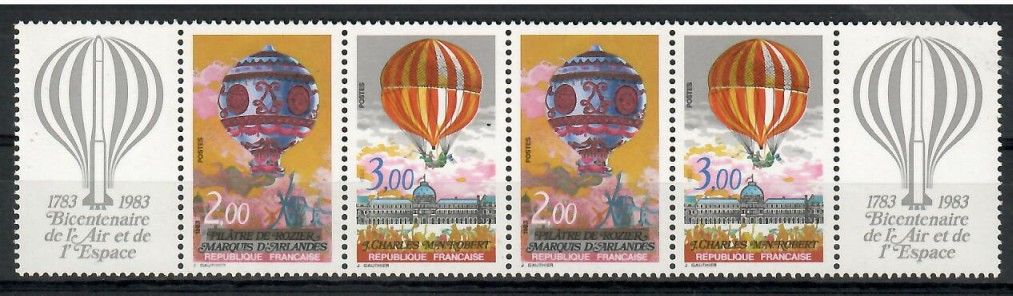 Znaczek Francja 1983 Mi 2387-2388 Czyste **