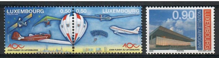 Znaczek Luksemburg 2009 Mi 1824-1826 Czyste **