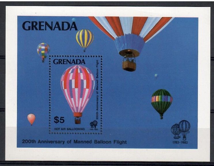 Znaczek Grenada 1983 Mi bl 116 Czyste **