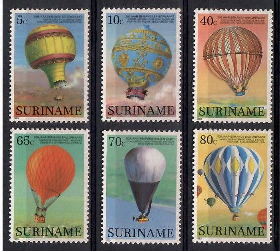 Znaczek Surinam 1983 Mi 1052-1057 Czyste **