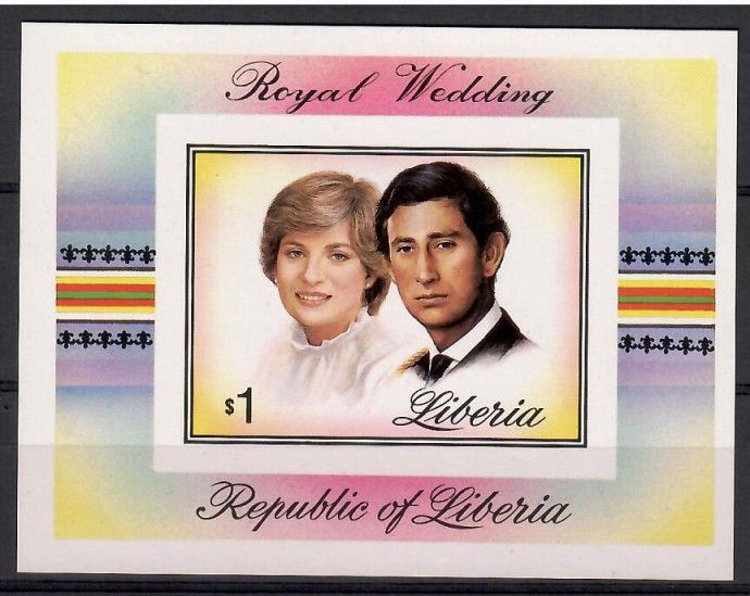Znaczek Liberia 1981 Mi bl 98B Czyste **