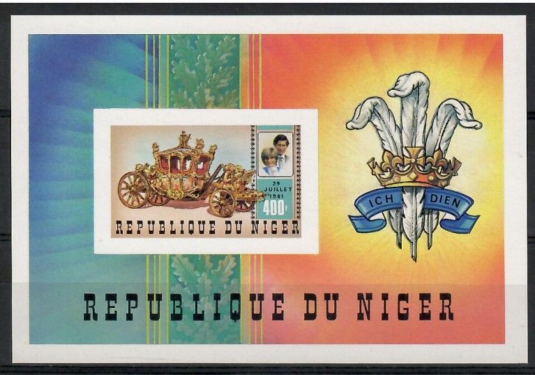 Znaczek Niger 1981 Mi bl 33B Czyste **