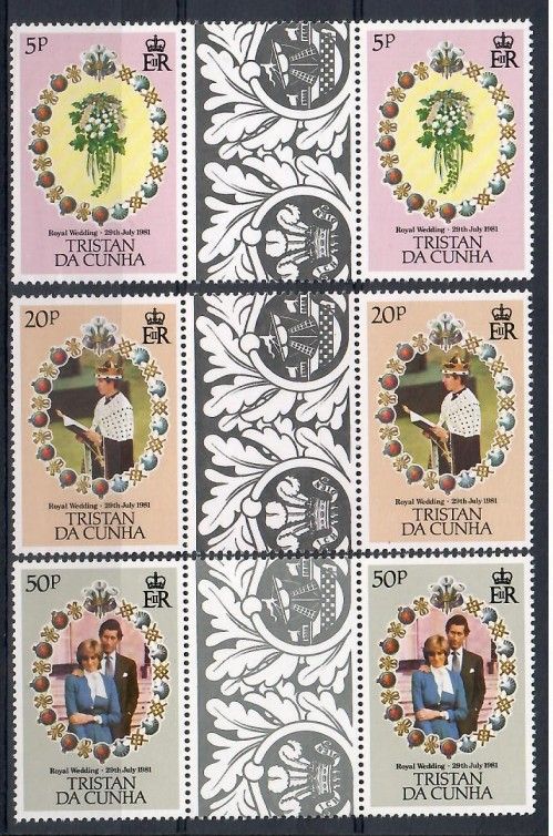 Znaczek Tristan da Cunha 1981 Mi 304-306 Czyste **