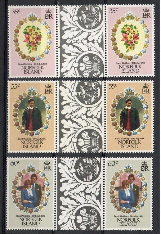 Znaczek Norfolk 1981 Mi 264-266 Czyste **