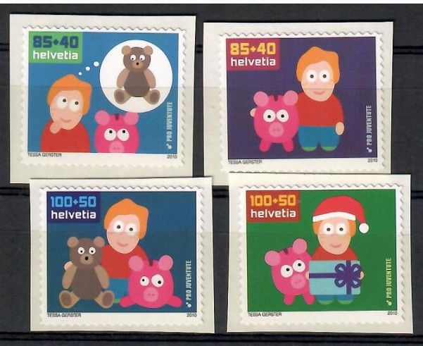 Znaczek Szwajcaria 2010 Mi 2178-2181 Czyste **