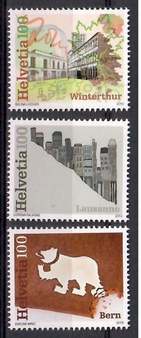 Znaczek Szwajcaria 2013 Mi 2313-2315 Czyste **