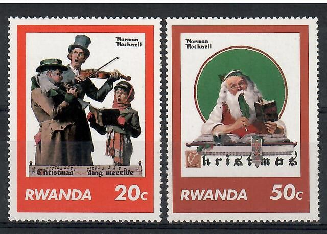 Znaczek Rwanda 1981 Mi 1111+1113 Czyste **