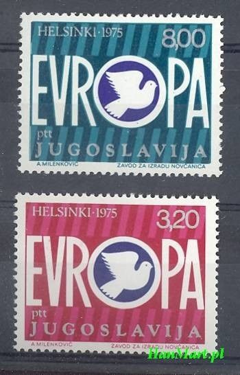 Znaczek Jugosławia 1975 Mi 1617-1618 Czyste **