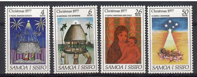Znaczek Samoa 1977 Mi 362-365 Czyste **