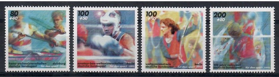 Znaczek Niemcy 1995 Mi 1777-1780 Czyste **