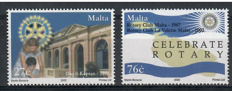 Znaczek Malta 2005 Mi 1375-1376 Czyste **