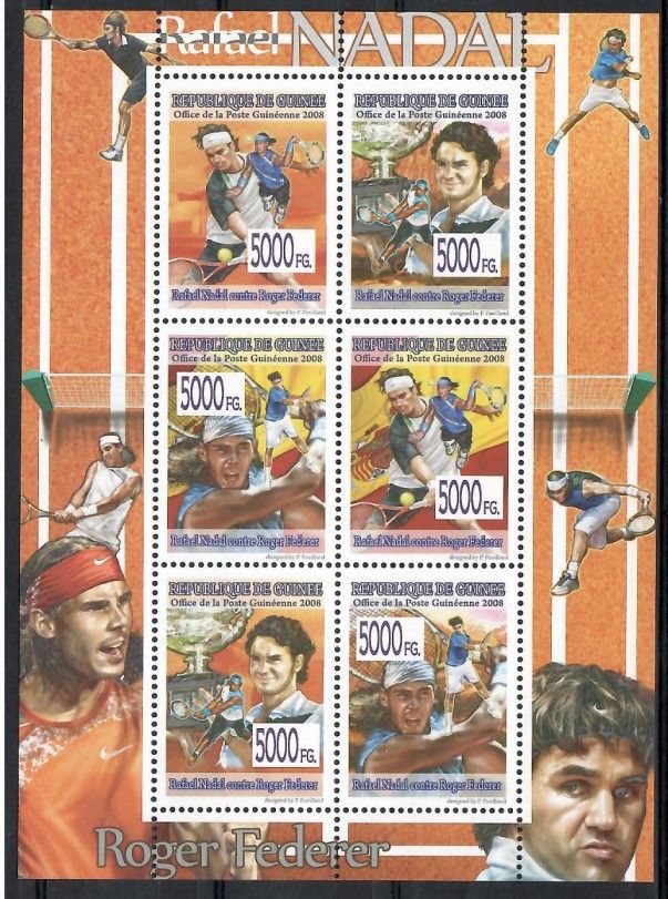 Znaczek Gwinea 2008 Mi ark 5622-5627 Czyste **