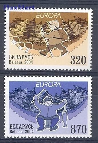 Znaczek Białoruś 2004 Mi 543-544 Czyste **
