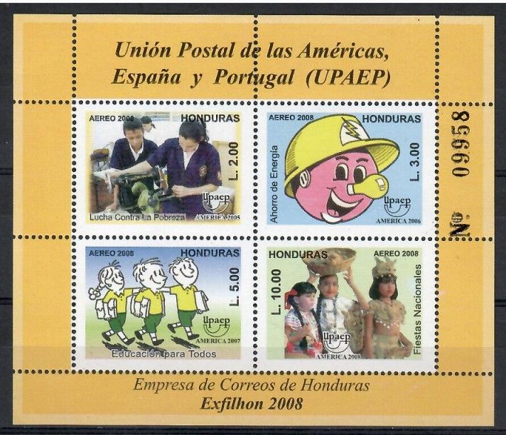Znaczek Honduras 2008 Mi bl 94 Czyste **