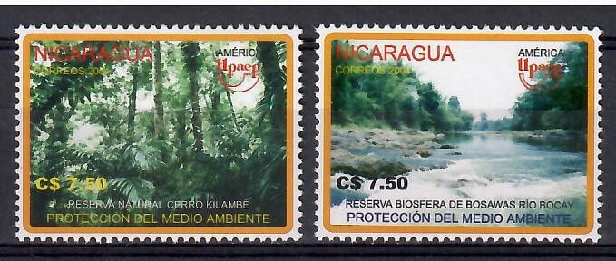 Znaczek Nikaragua 2004 Mi 4359-4360 Czyste **