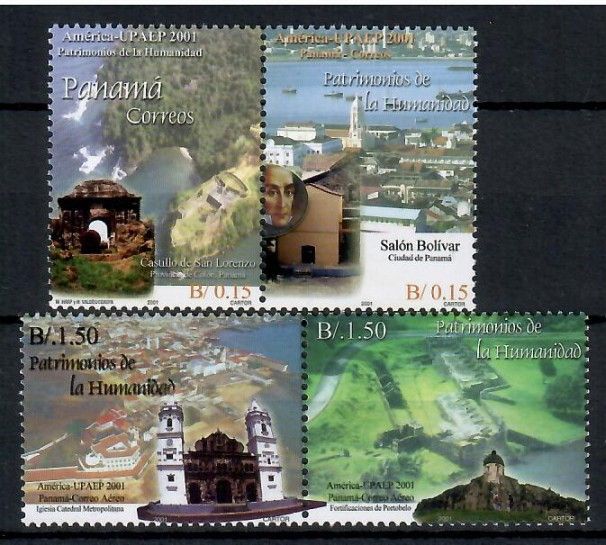 Znaczek Panama 2001 Mi 1873-1876 Czyste **