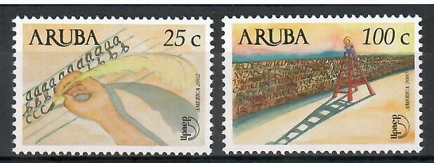 Znaczek Aruba 2002 Mi 293-294 Czyste **