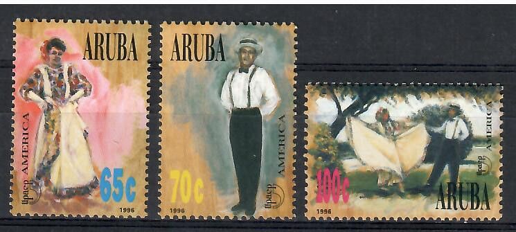 Znaczek Aruba 1996 Mi 175-177 Czyste **