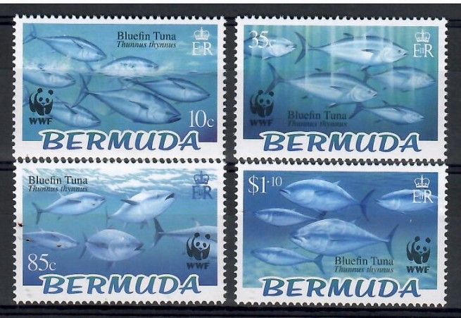 Znaczek Bermudy 2004 Mi 877-880 Czyste **