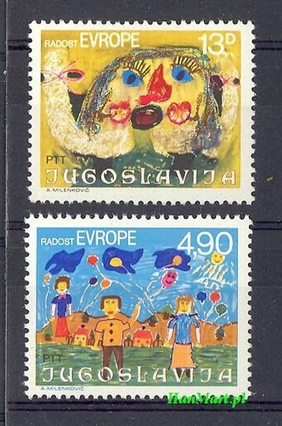 Znaczek Jugosławia 1980 Mi 1854-1855 Czyste **