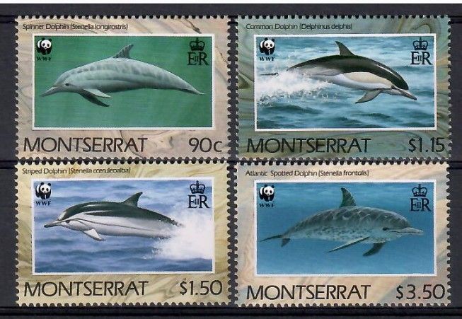 Znaczek Montserrat 1990 Mi 786-789 Czyste **