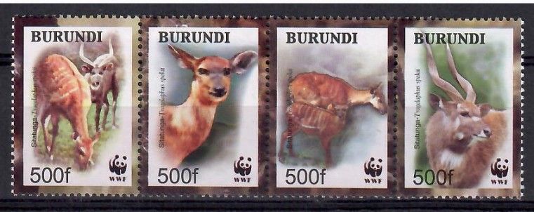 Znaczek Burundi 2002 Mi 1867-1870 Czyste **