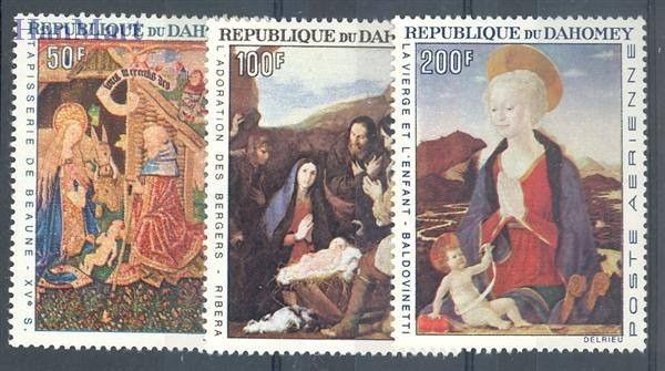 Znaczek Dahomej 1966 Mi 293-295 Czyste **