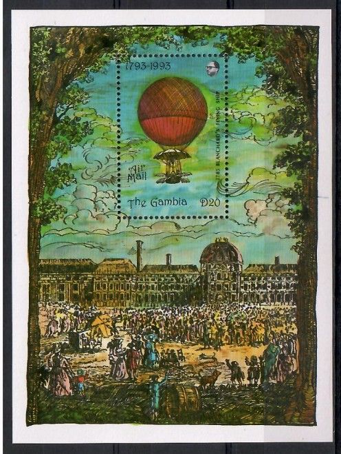 Znaczek Gambia 1993 Mi bl 191 Czyste **