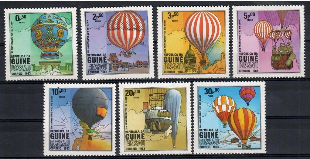 Znaczek Gwinea Bissau 1983 Mi 650-656 Czyste **