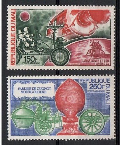 Znaczek Mali 1972 Mi 320-321 Czyste **