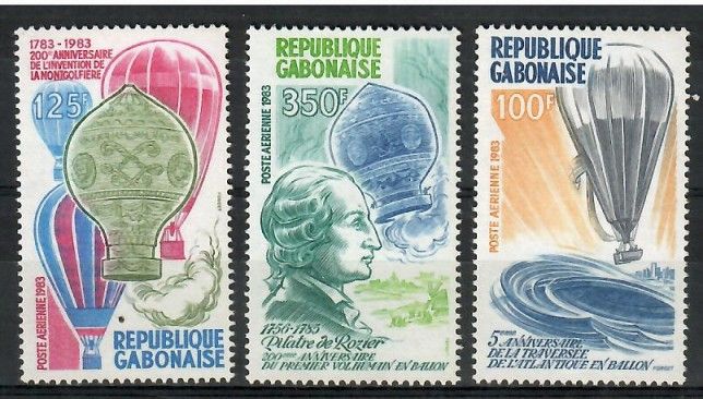 Znaczek Gabon 1983 Mi 867-869 Czyste **