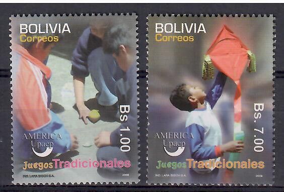 Znaczek Boliwia 2009 Mi 1789-1790 Czyste **
