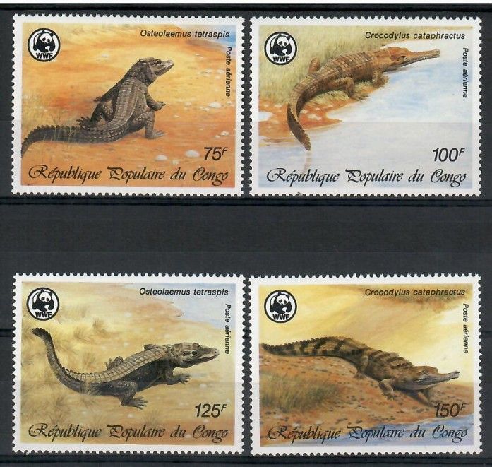 Znaczek Kongo 1987 Mi 1063-1066 Czyste **