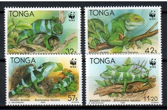 Znaczek Tonga 1990 Mi 1140-1143 Czyste **