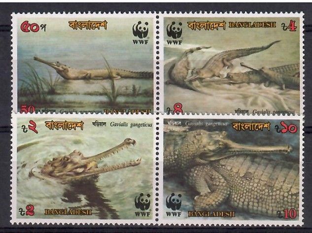 Znaczek Bangladesz 1990 Mi 323-326 Czyste **