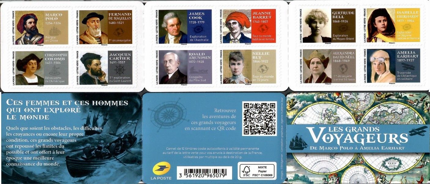 Znaczek Francja 2022 Mi mh 8141-8152 Czyste **